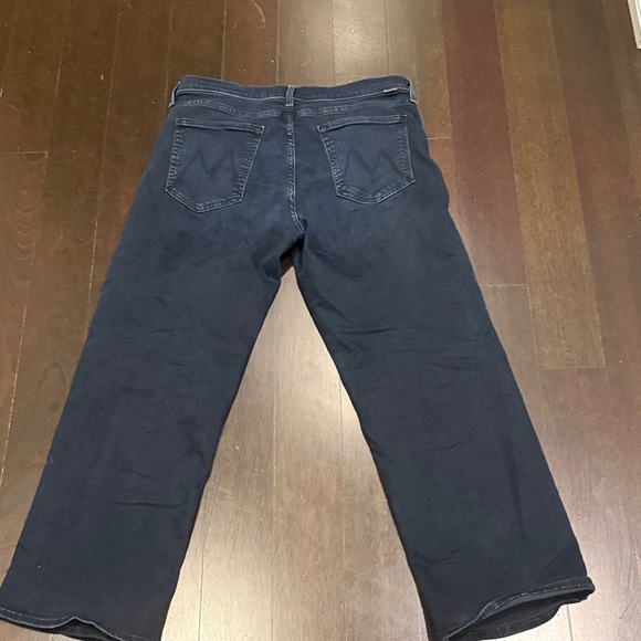 MOTHER Women's Mid Rise Rambler, zip ankle. Colour: Night in Venice. - Picture 7 of 9